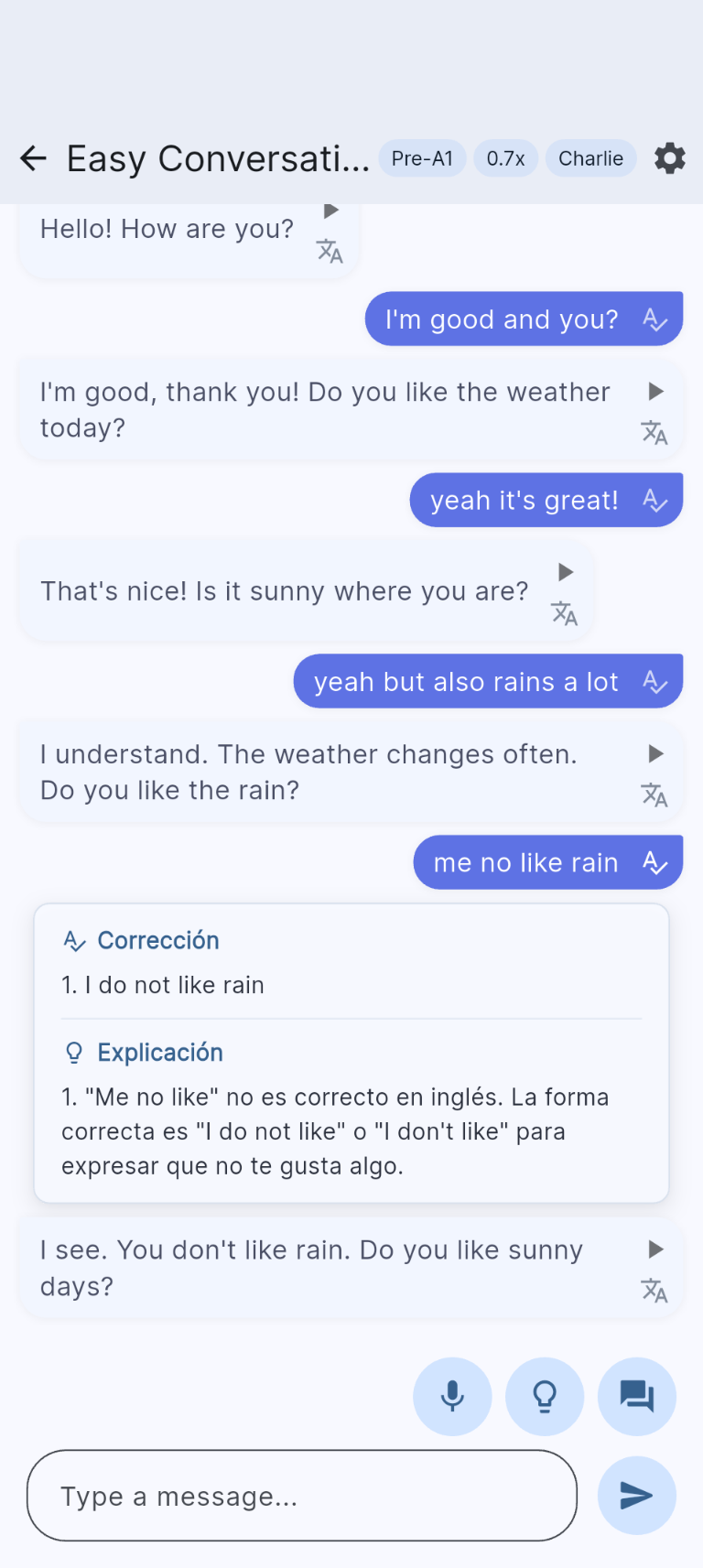 HablaBot Screenshot
